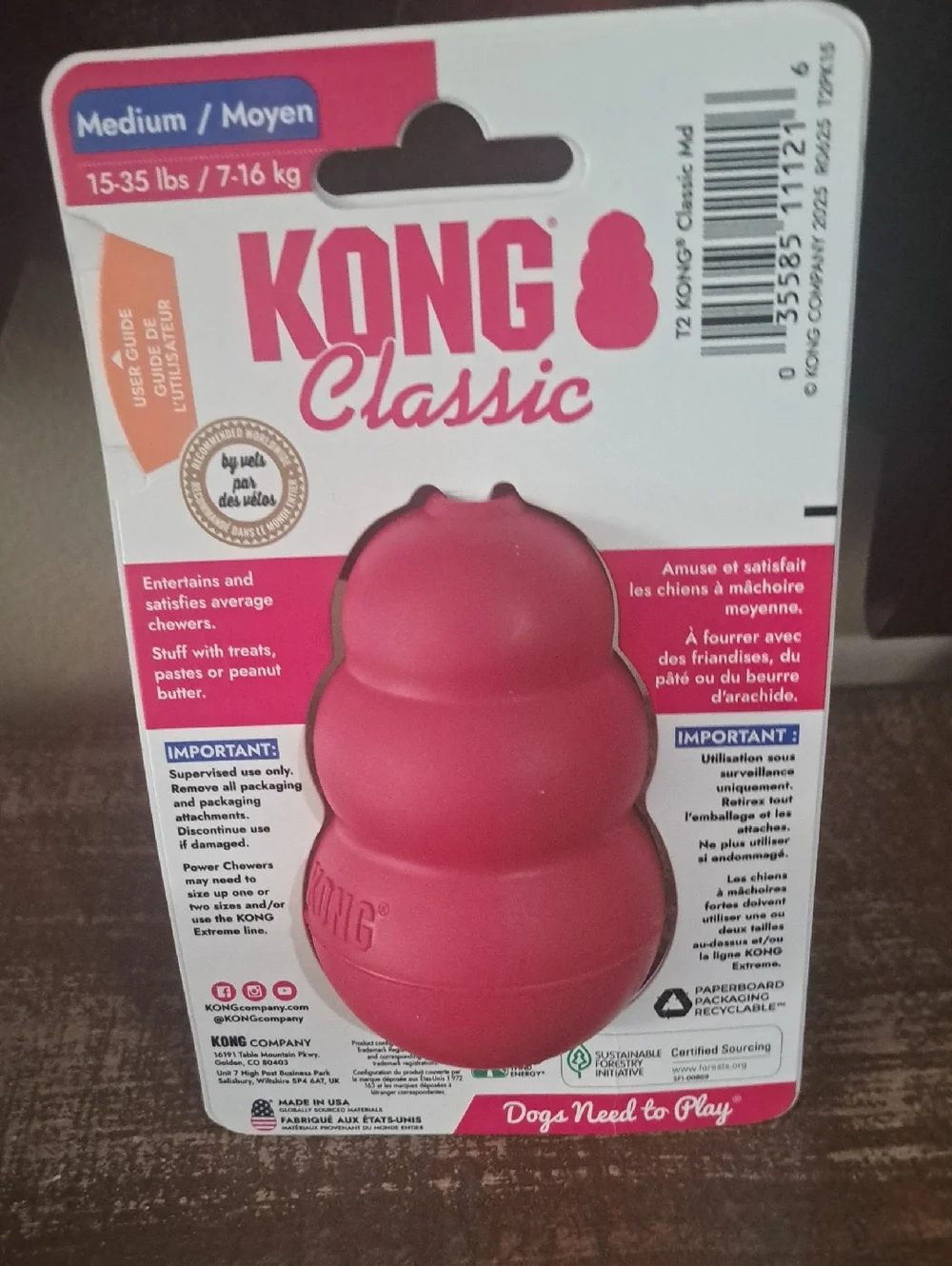 Kong durable natural